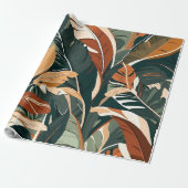 熱帯植物が鳥観察に贈る|過去記事 ラッピングペーパー (アンロールド)