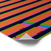 熱帯植物とシームレスな熱帯パターン。ハ ポスター (角)