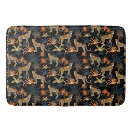 熱帯植物とチーズ バスマット