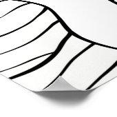 熱帯植物と花のシームレスなパターン。ジュン ポスター (角)