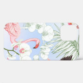 熱帯植物と花。シームレスなパターン、バック Case-Mate iPhoneケース (裏面 (横))