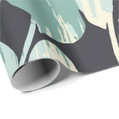 熱帯植物と ラッピングペーパー (ロールコーナー)