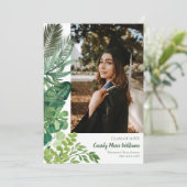 熱帯植物の卒業発表 招待状 (スタンド正面)