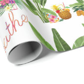 熱帯植物の鳥花 ラッピングペーパー (ロールコーナー)