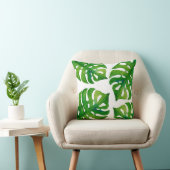 熱帯植物は水彩画に家の装飾の枕を去ります クッション (椅子)