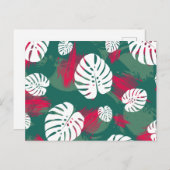 熱帯植物イラストレーション ポストカード (正面/裏面)
