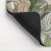 熱帯植物モザイクデジタルアート マウスパッド (コーナー)