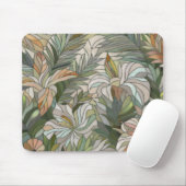 熱帯植物モザイクデジタルアート マウスパッド (マウス)