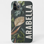 熱帯植物名パーソナライズされた称 Case-Mate iPhoneケース (裏面)