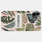熱帯植物名パーソナライズされた称 Case-Mate iPhoneケース (裏面(横))