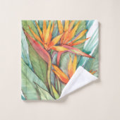 熱帯植物園パラダイスII バスタオルセット (ウォッシュタオル)