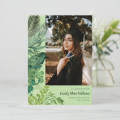 熱帯植物園卒業発表 招待状 (スタンド正面)