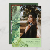 熱帯植物園卒業発表 招待状 (正面/裏面)