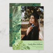 熱帯植物園卒業発表 招待状 (正面/裏面)