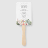 熱帯植物学フローラエレガントな結婚計画 ハンドファン (裏面)