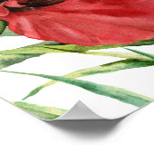 熱帯植物学葉フローラアロハルアウ（ハワイ式宴会）パーティー ポスター (角)