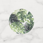 熱帯植物学離れハワイアン誕生日パーティー コンフェッティ (スモール正面)