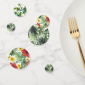 熱帯植物学離れハワイアン誕生日パーティー コンフェッティ (グループ)