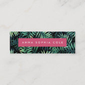 熱帯植物学 スキニー名刺 (正面)