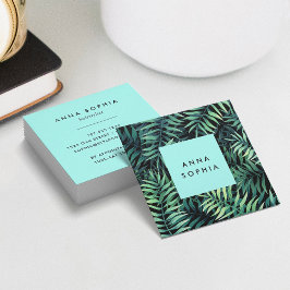 熱帯植物学 スクエア名刺