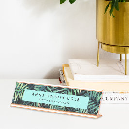 熱帯植物学 デスクネームプレート