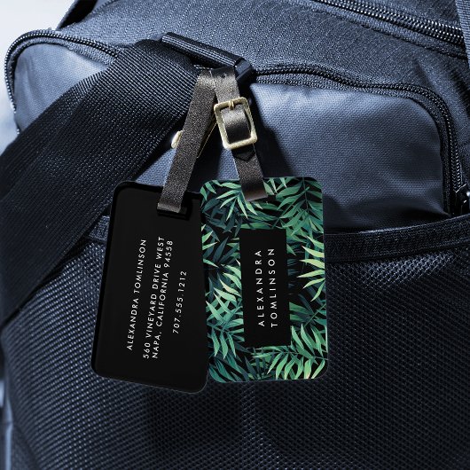 熱帯植物学 ラゲッジタグ