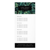 熱帯植物学 |価格またはサービス ラックカード (正面)