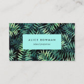 熱帯植物学 名刺 (正面)