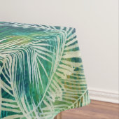 熱帯植物性パーム葉グリーン テーブルクロス (インサイチュ)