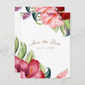 熱帯植物性フローラアロハザデイト 案内ポストカード (正面/裏面)