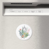 熱帯植物性フローラ パーソナライズされた マグネット (インサイチュ (食洗機))