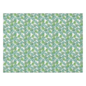 熱帯植物性ヤシの木の離れパターン テーブルクロス (正面(横))