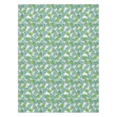 熱帯植物性ヤシの木の離れパターン テーブルクロス (正面)