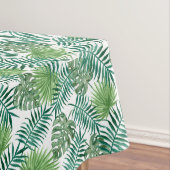 熱帯植物性ヤシの木の離れパターン テーブルクロス (インサイチュ)