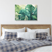 熱帯植物性至福 キャンバスプリント (インサイチュ (寝室))