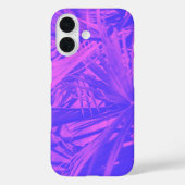熱帯植物性葉パープルグラデーションピンク Case-Mate iPhoneケース (裏面)