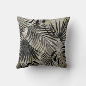 熱帯植物性、ヘビの皮、葉、ヤシ、 クッション (裏面)