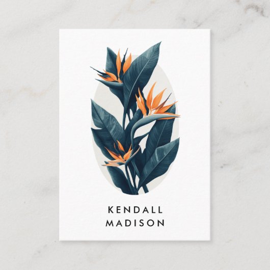 熱帯植物性QRコモダンード 名刺 (正面)