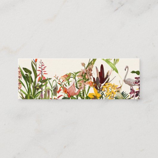 熱帯植物景観。 ロイヤリティカード (正面)