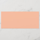 熱帯植物水色フローラ結婚ズ メニュー (裏面)