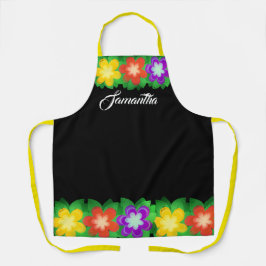 熱帯植物花 エプロン