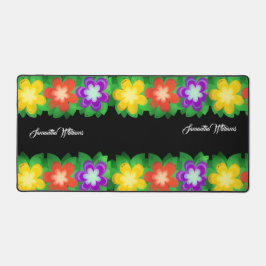 熱帯植物花 デスクマット