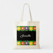 熱帯植物花 トートバッグ (裏面)