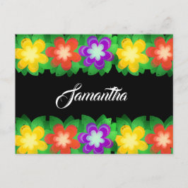 熱帯植物花 ポストカード