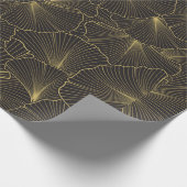 熱帯植物葉の手引き。ヴィンテージ群 ラッピングペーパー (角)
