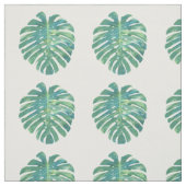 熱帯植物葉 ファブリック (見本)