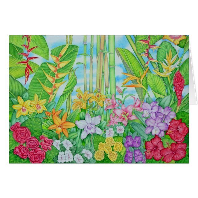 熱帯植物 (正面横)