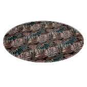 熱帯植物，ジャングル，熱帯，ベージュ，葉 カッティングボード (角)