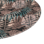 熱帯植物，ジャングル，熱帯，ベージュ，葉 カッティングボード (角)