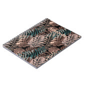 熱帯植物,ジャングル,熱帯,ベージュ,葉 ノートブック (左側)